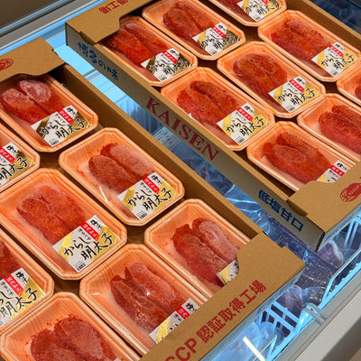 【日本原裝】盒裝明太子 80g｜鹹香微辣義大利麵茶泡飯首選