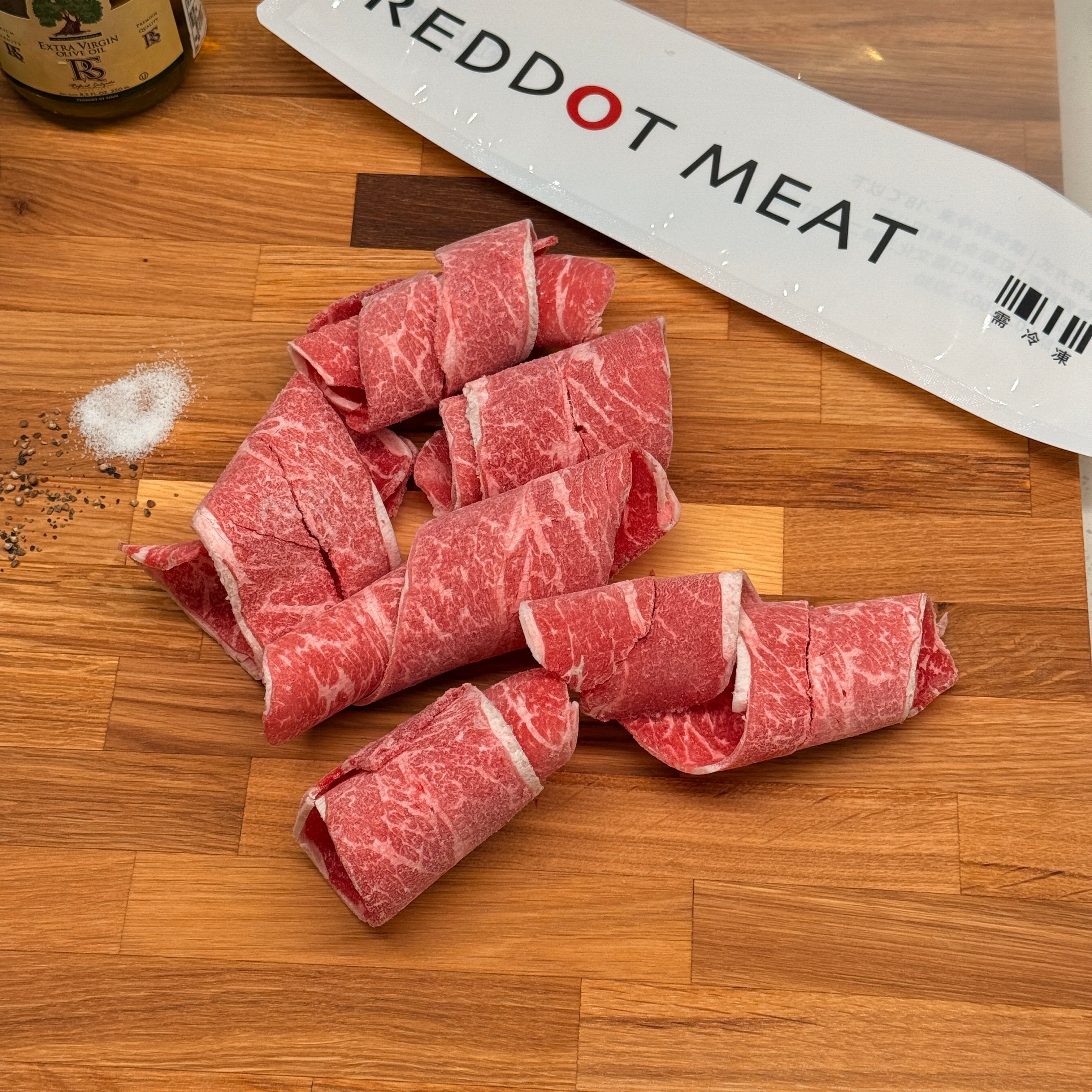 澳洲頂級250天穀飼無骨牛小排火鍋肉片｜油花細緻媲美和牛
